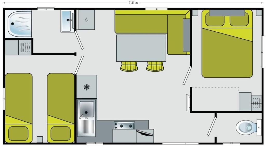 Mobil-Home 4 Pers Dans Camping 4 Etoiles La Palmyre Kültér fotó